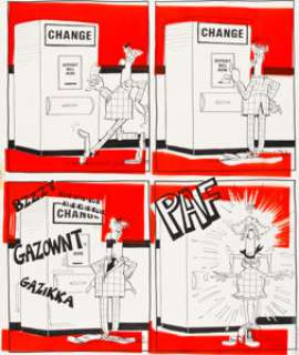 Martin, Don - Don Martin MAD #208 Complete 1-Page Story "One Night in the Miami Bus Terminal" Original Art (EC, 1979)....