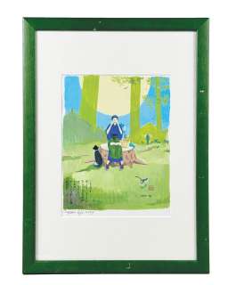 Oji Suzuki’s Hand-Drawn Color Illustration "Tsukii’s Stump" | Mandarake (Big Web)