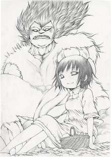 Rensuke Oshikiri Hand-Drawn Illustration"Flame Eye" | Mandarake (Big Web)