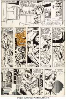 Miller, Frank | Frank Miller and Joe Rubinstein Daredevil #163 Story Page 8 Hulk Original Art (Marvel, 1980). ... | Heritage
