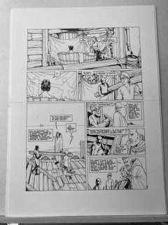 Malfin, Nicolas | Malfin, Nicolas - Planche originale - Golden City T5 - Le Dossier Harrison - (2002) | Catawiki