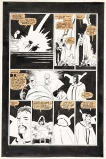 Mignola, Mike - Mike Mignola and Mark Badger Dr. Strange and Dr. Doom: Triumph and Torment Story Page 76 Original Art (Marvel, 198...