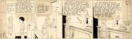 Gray, Harold - Harold Gray Little Orphan Annie #8 Daily Comic Strip Original Art dated 8-13-1924 (Chicago Tribune, 1924)....