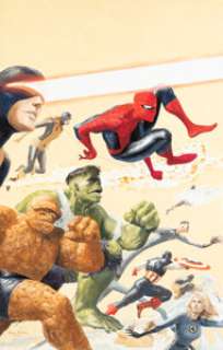 Rivera, Paolo - Paolo Rivera Marvel Mythos Collected Edition Cover Original Art (Marvel, 2008)....