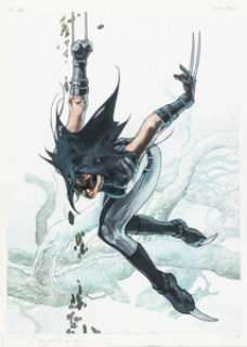 Bianchi, Simone - Simone Bianchi 2018 Marvel Masterpieces Holofoil #2 X-23 Trading Card Painting Original Art (Upper Deck/Marvel, 20...