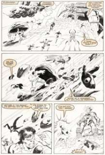 Zeck, Mike - Mike Zeck and John Beatty Marvel Super-Heroes Secret Wars #9 Story Page 20 Original Art (Marvel, 1985)....