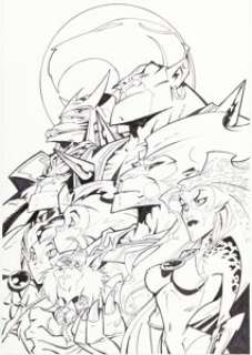 Carlos Meglia ThunderCats: Hammerhand‘s Revenge #1 Cover Original Art (WildStorm, 2003)....