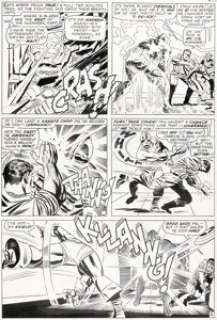 Jack Kirby And Frank Giacoia | Tales of Suspense #78 Story Page 5 Captain America Original Art (Marvel, 1966).... | Heritage