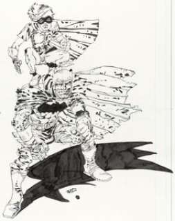 Frank Miller - | Batman: The Dark Knight Returns Related Illustration Original Art (c. 2000s).... | Heritage