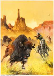 Vicente Badalona Ballestar The Hunt Illustration Original Art (Norma Editorial, undated).