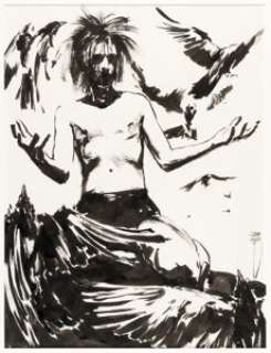 Jon J. Muth | The Sandman: A Gallery of Dreams #1 Morpheus Pin-Up Illustration Original Art (DC, 1994). | Heritage