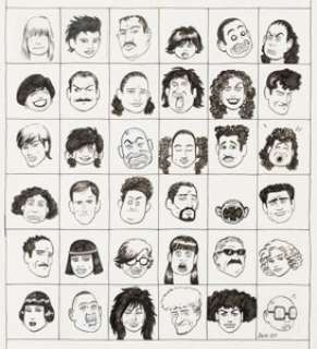 Gilbert Hernandez | Love and Rockets #25 Cover Original Art (Fantagraphics, 1988). | Heritage