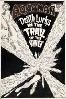 Nick Cardy - Aquaman #41 Cover Original Art (DC, 1968).