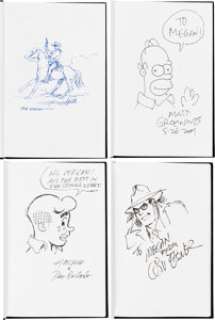 Sketchbook with Art by Jack Davis, Matt Groening, Will Eisner, and others (2000-2005).