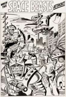 Jack Kirby and Dick Ayers Tales to Astonish #29 Splash Page 1 Original Art (Marvel, 1962).