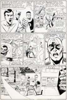 John Byrne and Kyle Baker The Avengers Annual #14 Story Page 32 Original Art (Marvel, 1985). | Heritage