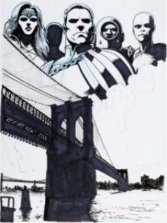 Darick Robertson The Boys #19 Cover Original Art (Dynamite Entertainment, 2008).