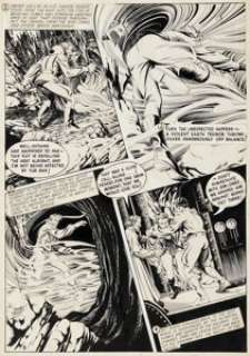 Stanley Pitt Silver Starr In The FlameWorld #5 Story Page 4 Original Art (Young‘s Merchandising, 1949).