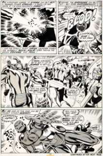 Don Heck and Dave Cockrum Avengers #108 Story Page 9 Original Art (Marvel, 1973). | Heritage