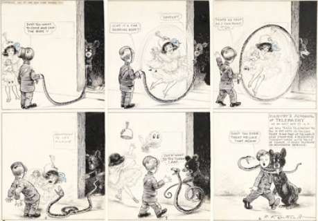 Richard F. Outcault Buddy Tucker and his Friends Illustration Original Art (The New York Herald Co., 1906).