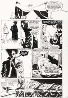 Kelley Jones and Malcolm Jones III Sandman #22 Story Page 18 Original Art (DC/Vertigo, 1991).