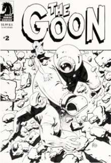 Eric Powell The Goon #2 Cover Original Art (Dark Horse, 2003).