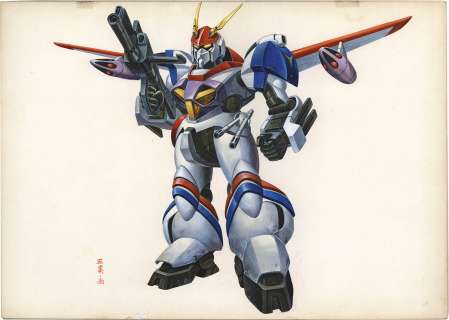 Masami Watanabe’s Hand-Drawn Color Illustrations for "Metal Armor Dragonar" | Mandarake (Big Web)