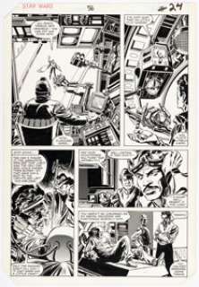 Walt Simonson and Tom Palmer Star Wars #56 Story Page 18 Original Art (Marvel, 1982). | Heritage