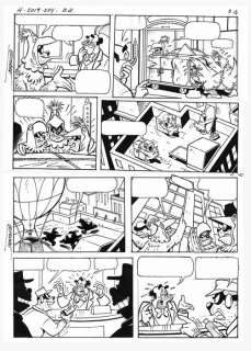 Ignasi Calvet Estéban, Ahmad Resh | Beagle Boys H 2019-324 - (V)luchtballon - page 1 + 6 sketches - (2020) | Catawiki