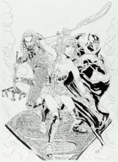 Renato Guedes Superman #35 Variant Cover Original Art (DC, 2018).