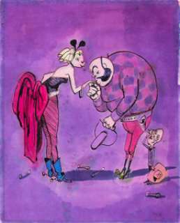 Blutch Variations Le Grand Duc, Tribute to Morris Illustration Original Art (Dargaud, 2017).