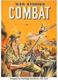 Doug Roea (attributed) Combat War Stories #2 Cover Original Art (World Distributors, 1966). | Heritage