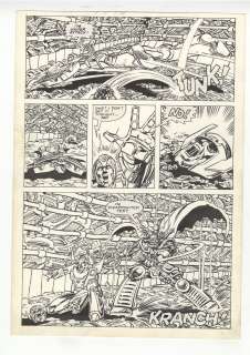 Transformers (UK) #133 Pg 10 Dan Reed Original Comic Art