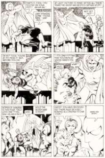 Steve Ditko and John Byrne Charlton Bullseye #2 Captain Atom and Nightshade Story Page 3 Original Art (CPL/Gang, 1975).