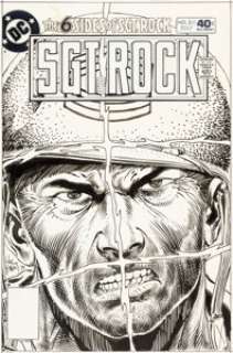 Joe Kubert Sgt. Rock #342 Cover Original Art (DC, 1980). | Heritage