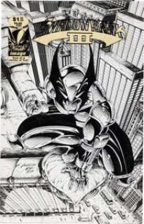 Jim Valentino, Brad Foster, and Chance Wolf Shadowhawk Volume Three #1 Cover Original Art (Image, 1993). | Heritage