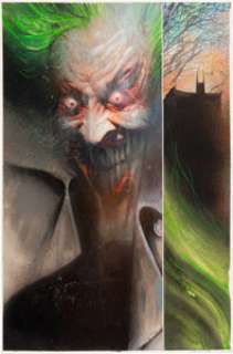 Dave McKean Batman: Arkham Asylum: A Serious House On Serious Earth Page 31 Original Art (DC, 1989).