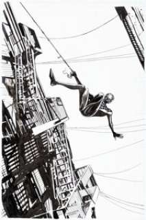 Lee Garbett Miles Morales: Spider-Man #1 Variant Cover Original Art (Marvel, 2019).