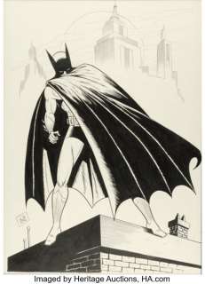 Bob Kane - Batman Oversized Illustration Original Art (c. 1970s). | Heritage
