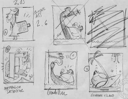 Bob Staake | New York Times - Overweight Travel ($45.00) | Comic Art Collective