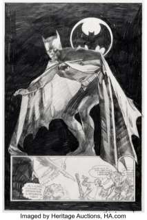 Drew Struzan Batman Poster Preliminary Original Art (Thought Factory, 1977).