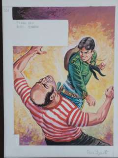 Bignotti, Franco - original cover - Capitan Miki n. 321 "La giustizia degli Apaches" - (1968) | Catawiki