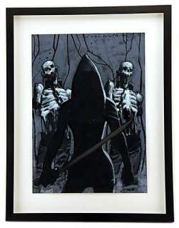 WALKING DEAD PRODUCTION ART JOHN WATKISS: MICHONNE #6 Sketch