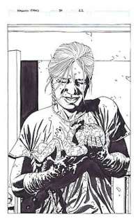 WALKING DEAD Issue #39 Splash Page | ComicConnect