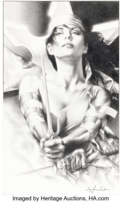 Jay Anacleto - Elektra Illustration Original Art (c. 2010s). | Heritage