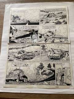 Arthur Piroton | Piroton - Planche originale (p.11) Jess Long T7 - La mort jaune - (1982) | Catawiki