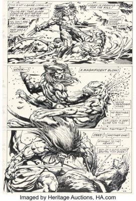 Barry Windsor-Smith Marvel Comics Presents #84 Wolverine / Weapon X Story Page 14 Original Art (Marvel, 1991). | Heritage