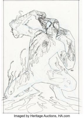 Stuart Immonen Ultimate Spider-Man #125 Cover Pencils Original Art (Marvel, 2008).