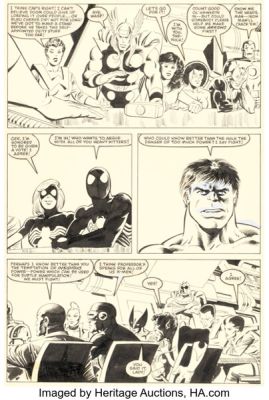 Mike Zeck Marvel Super-Heroes Secret Wars #11 Story Page 24 Original Art (Marvel, 1985). | Heritage