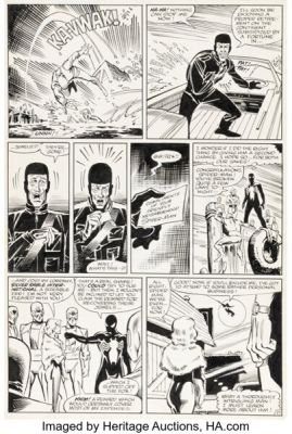 Ron Frenz and Joe Rubinstein The Amazing Spider-Man #265 Silver Sable First Appearance Issue Story Page 21 Original Art (Marvel, 1985). | Heritage